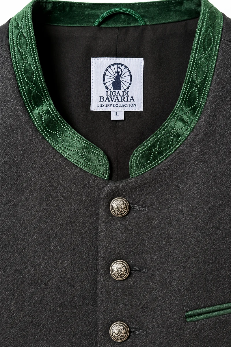 Weste Liga di Bavaria Luxury Collection dark grey-green TDW5