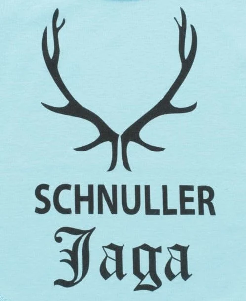 Bua Babybody, HangOwear, hellblau, Schnuller Jaga
