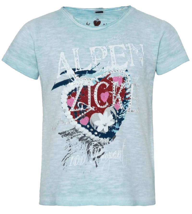 Kinder Madlshirt, HangOwear, Evi Kids, blau