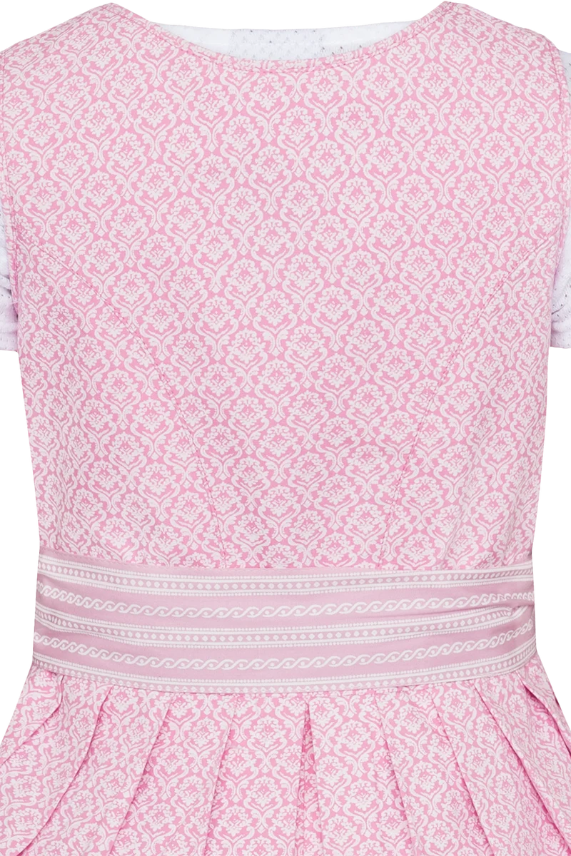 Mädchen Dirndl mit Bluse - rosa