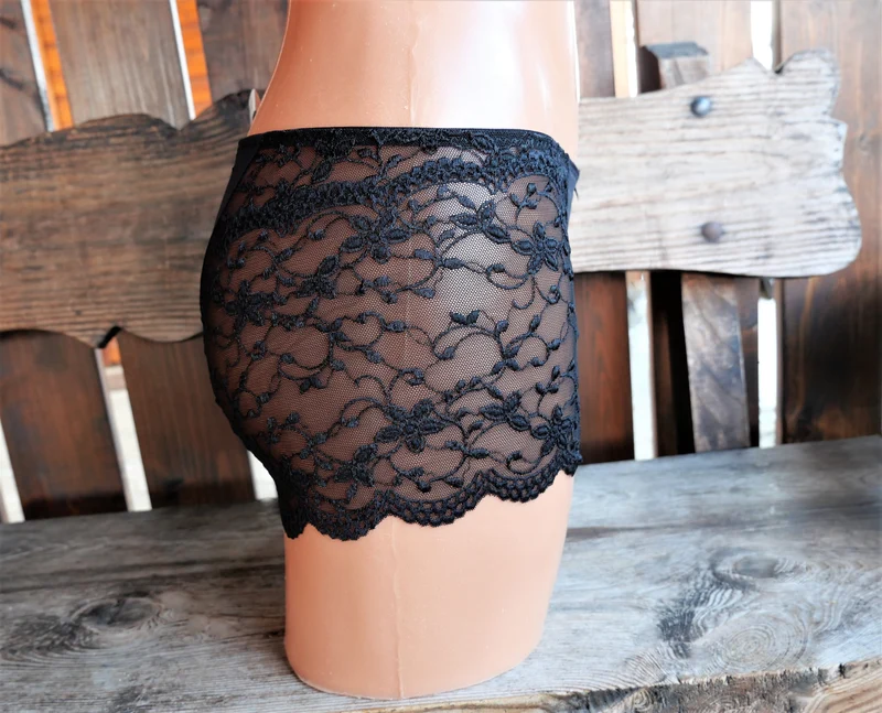 Panty, Boxer, Nina von C., schwarz, Spitze