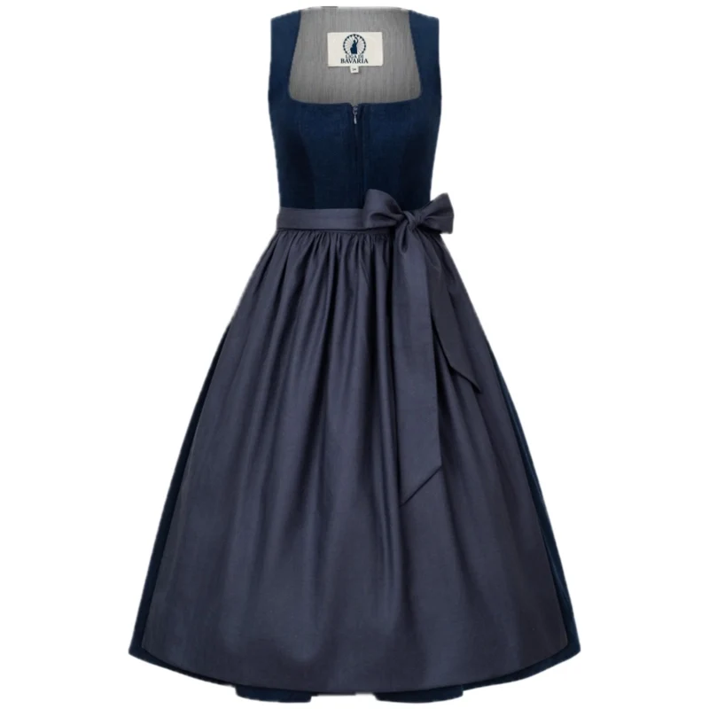Dirndl Liga Di Bavaria Deep Ocean Cord&Leinen 70cm