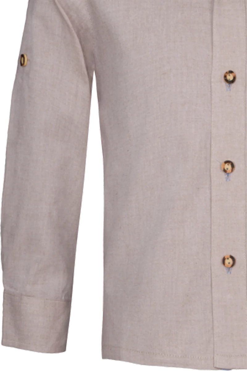 Jungen Trachtenhemd aus reiner Baumwolle
