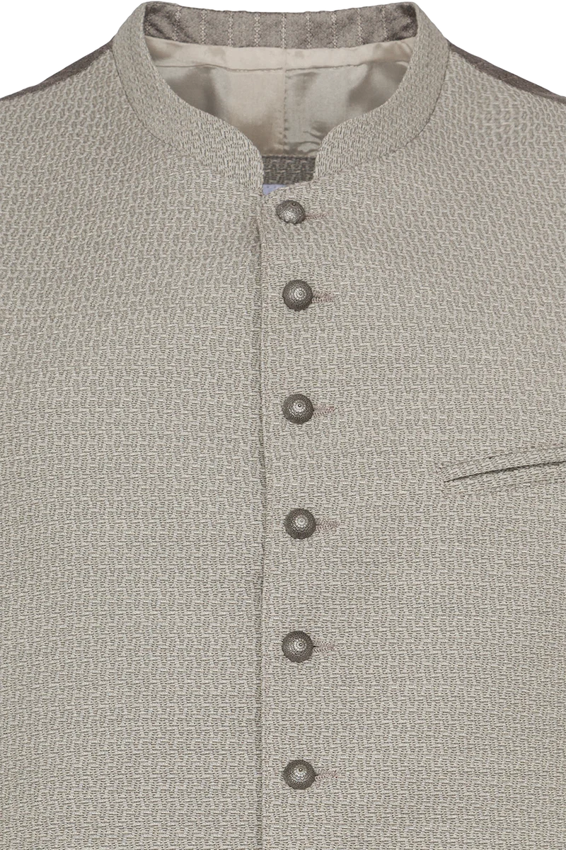 Herren Trachtenweste Slim Fit mit erhabenem Muster