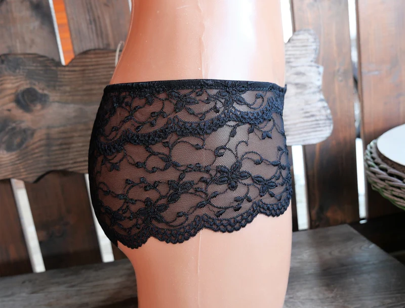 Panty, Hipster, Nina von C., schwarz, Spitze