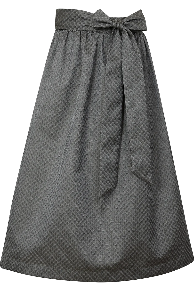 Midi-Dirndlschürze 70cm gemustert - waldgrün