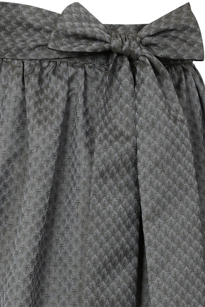 Midi-Dirndlschürze 70cm gemustert - waldgrün