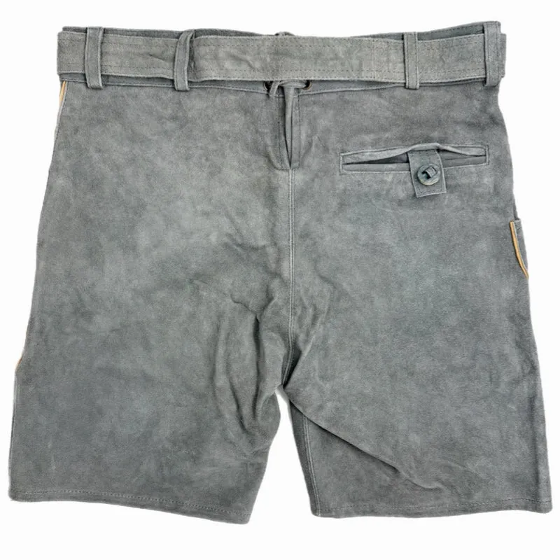 Lederhose Franz Grau