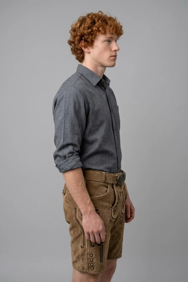 Lederhose LEVI 2 Liga Di Bavaria Collection