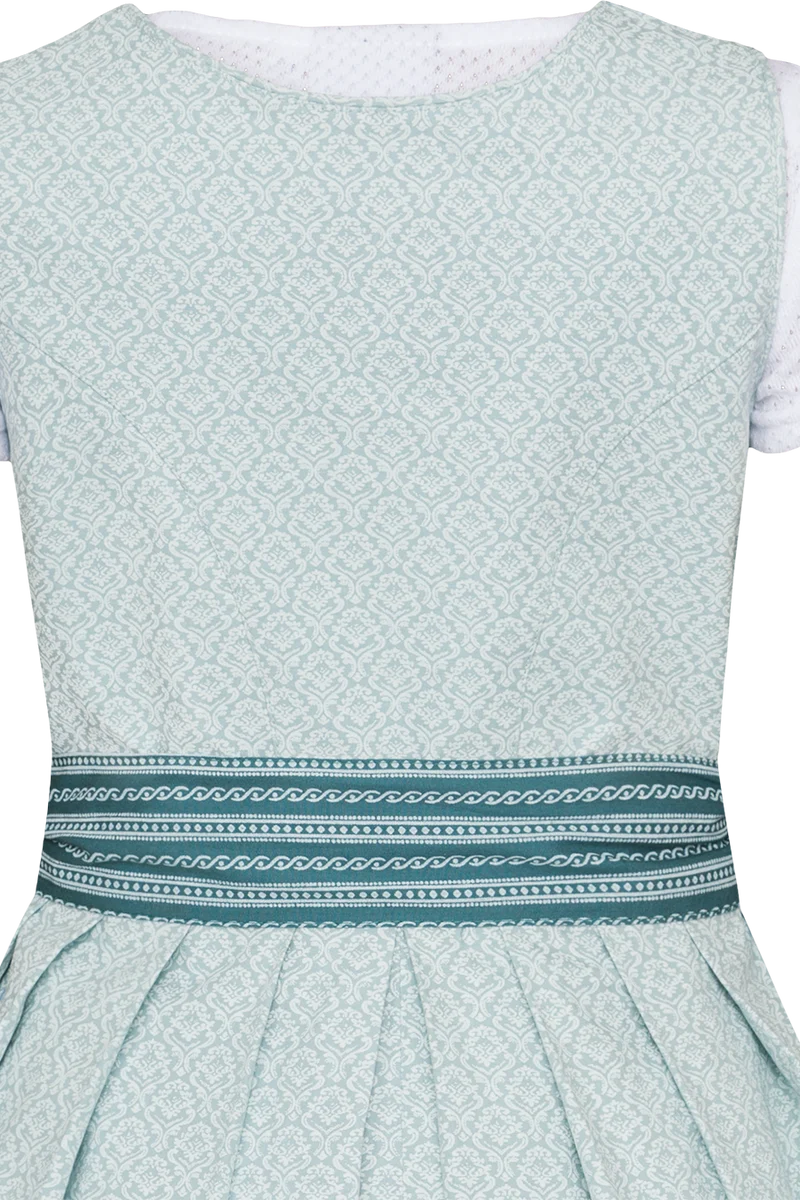 Mädchen Dirndl mit Bluse - türkis