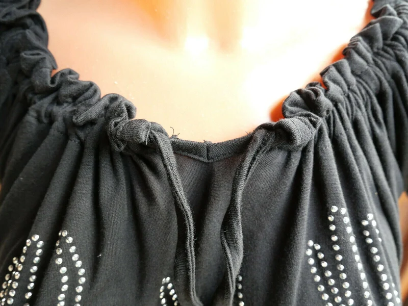 Trachten T-Shirt, HangOwear Livia, schwarz Carmen