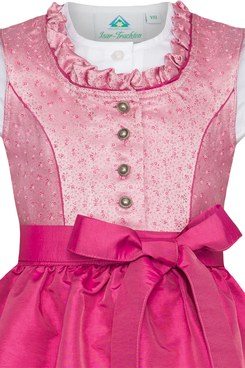 Kinderdirndl floral mit Flügelarm-Dirndlbluse
