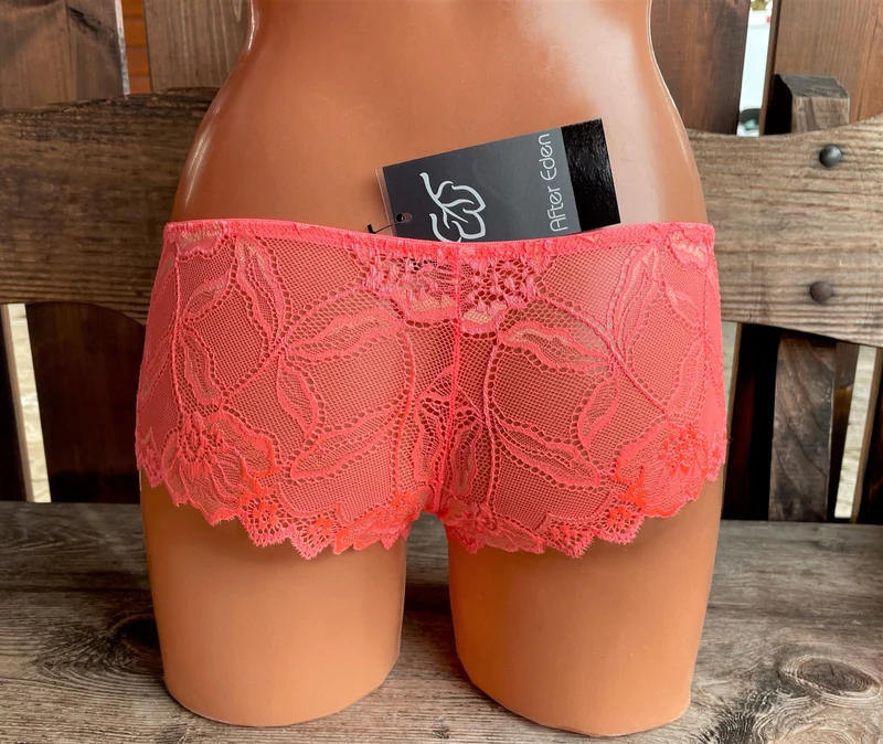 Panty Hipster, Slip, After Eden, Koralle, Pfirsich