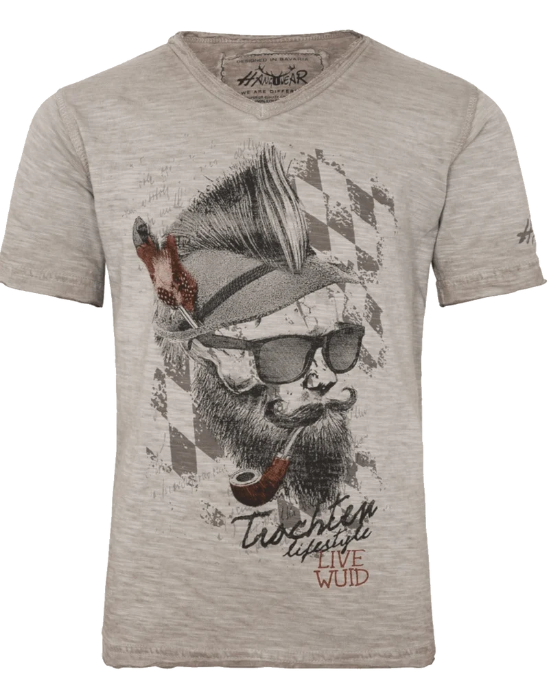 Kinder Buamshirt, HangOwear, Franzl Kids, beige, Gr. 98/104