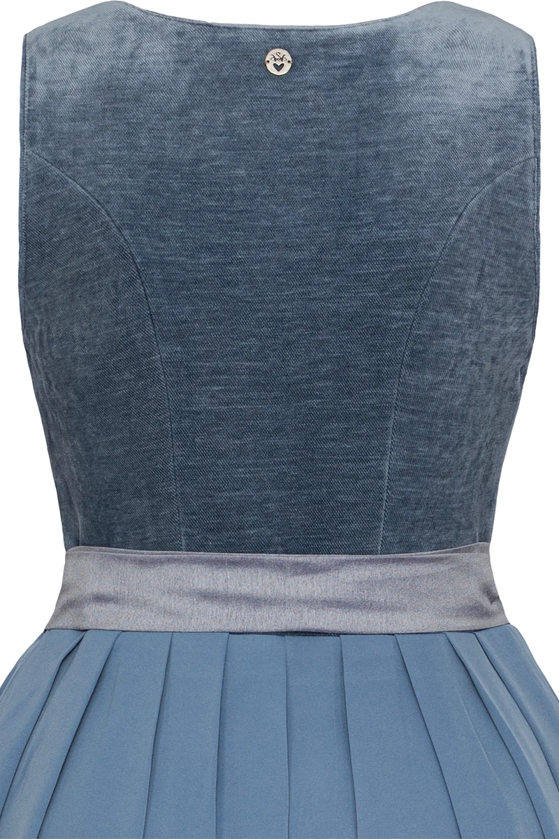Mittellanges Samtdirndl 70cm mit Stretch