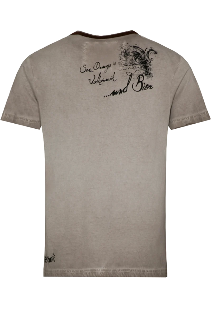 Herren T-Shirt mit Weißbierglas 'Work Life Balance'