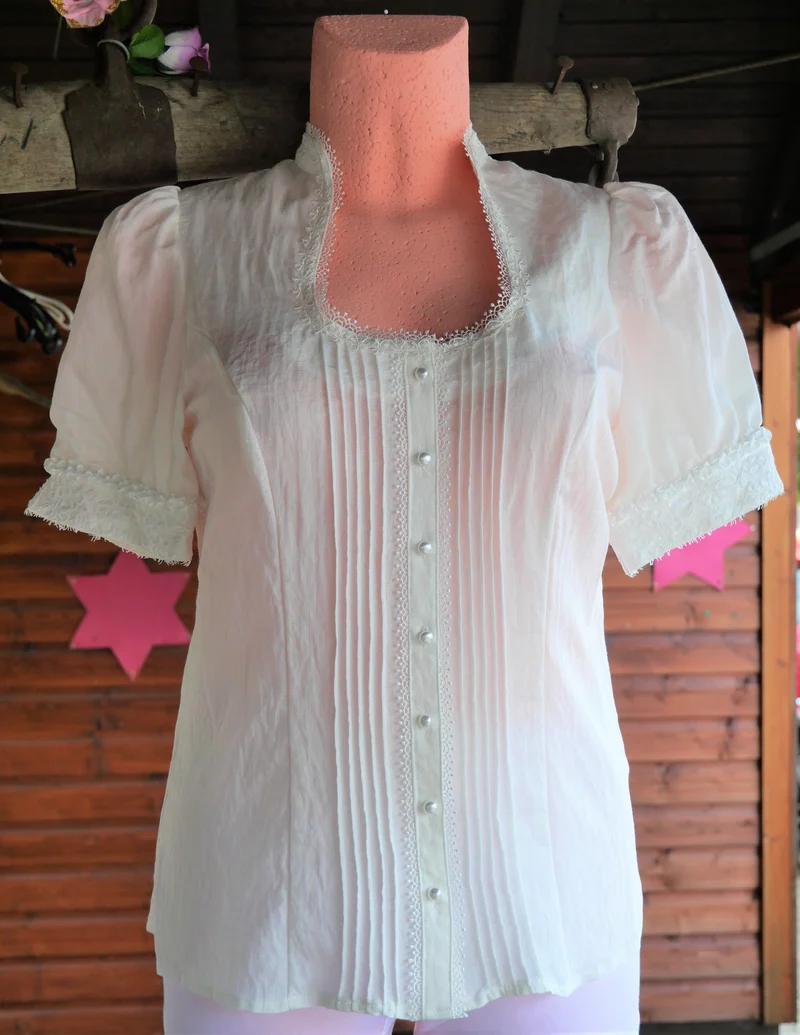 Trachtenbluse, Trachtenbluse, Krüger, Sue, ecru