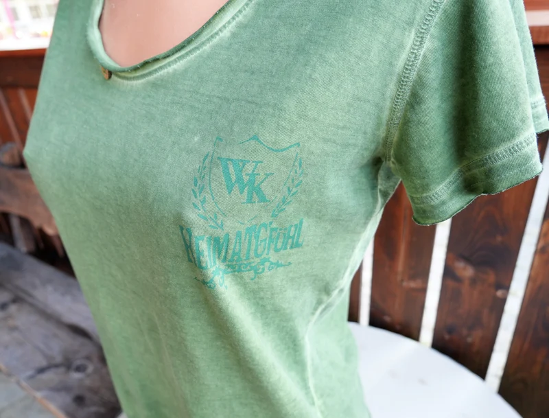 Trachtenshirt, Wiesnkönig, Fritzi, grün