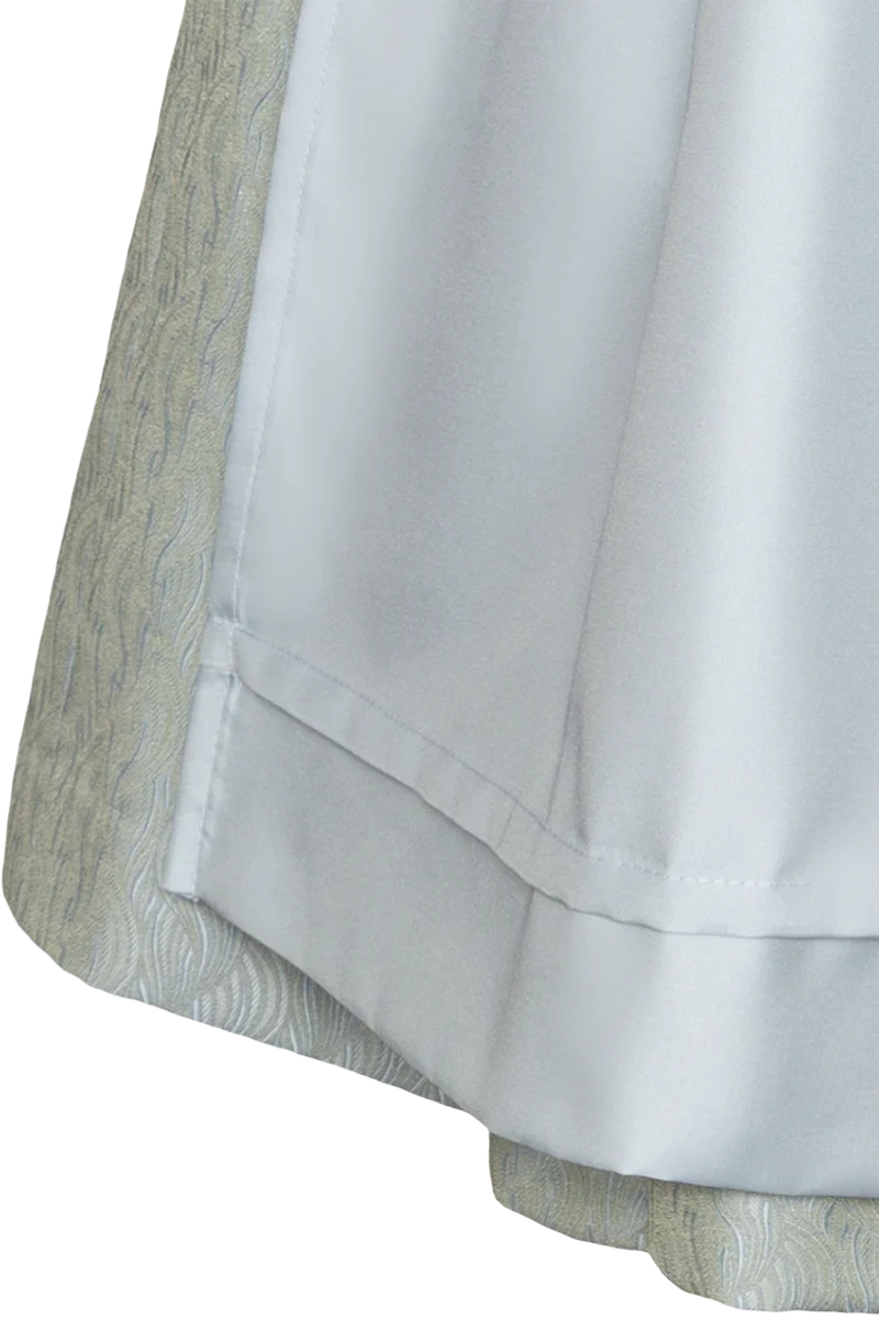 Midi-Dirndl mit Wellenmuster