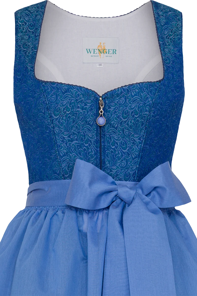 Midi-Dirndl mit Jacquardmuster