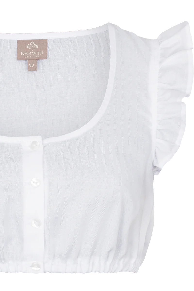Dirndlbluse mit Flügelärmel