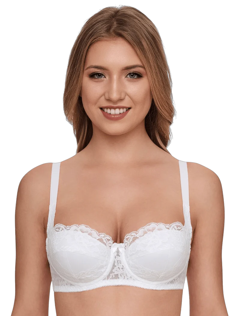 Dirndl BH, SUSA, weiß, Push up, 8864
