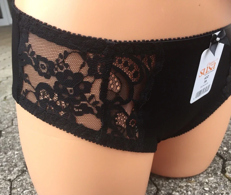 Jazzpant, Slip, schwarz, SUSA, Spitze