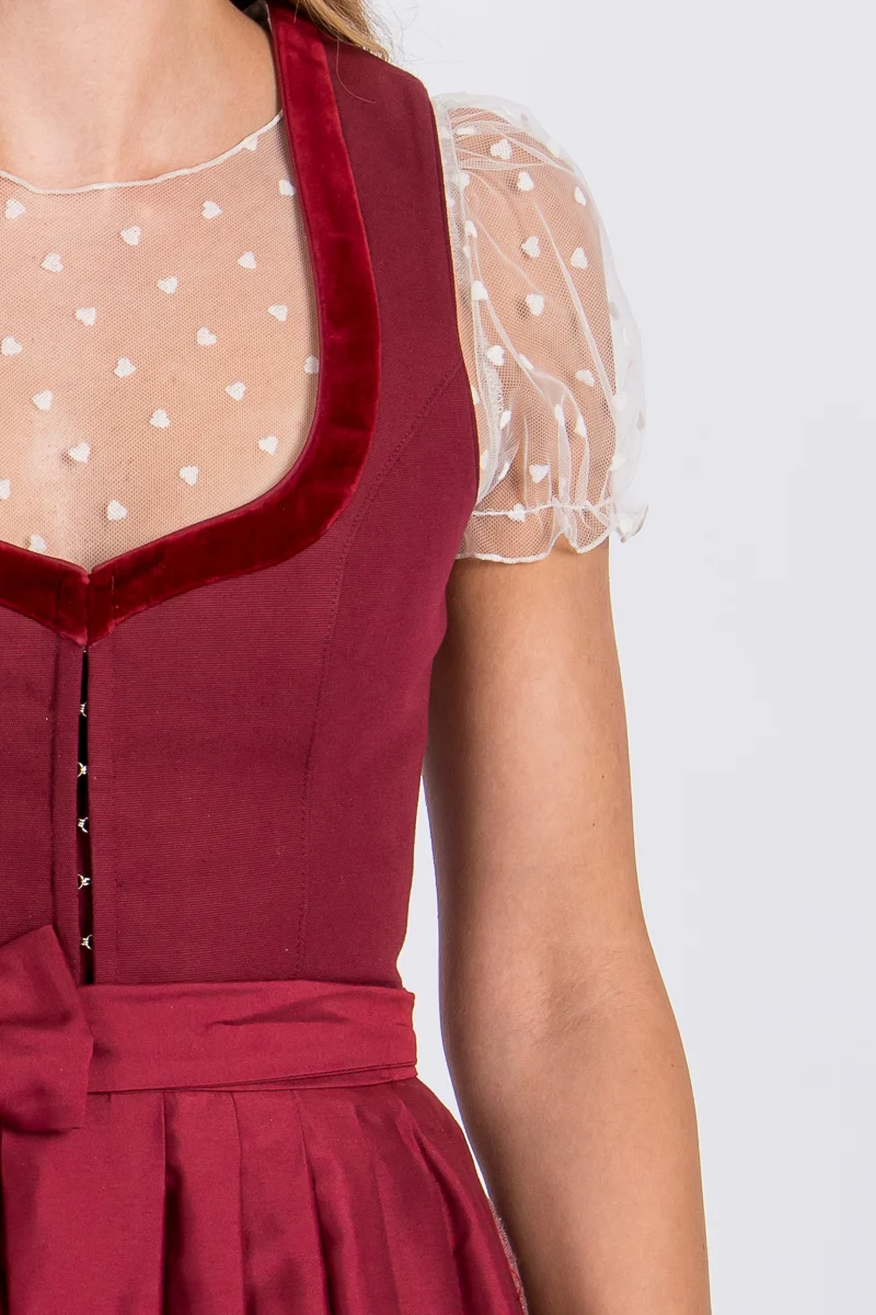 Heimatglück Dirndl Giulia vino