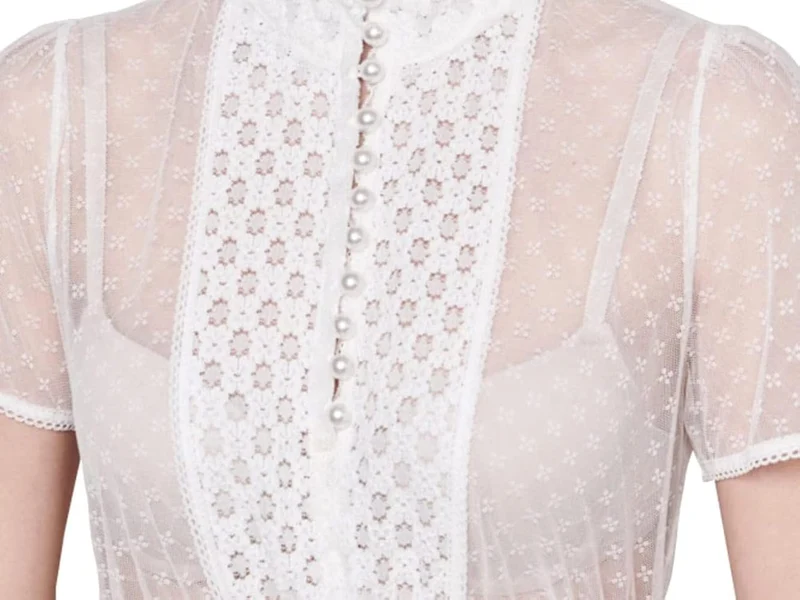Dirndlbluse Elly ecru