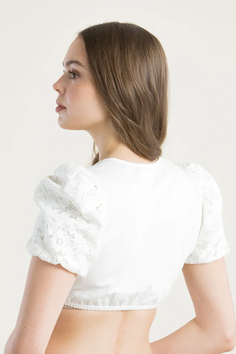 Gottseidank Dirndlbluse Irma Spitze
