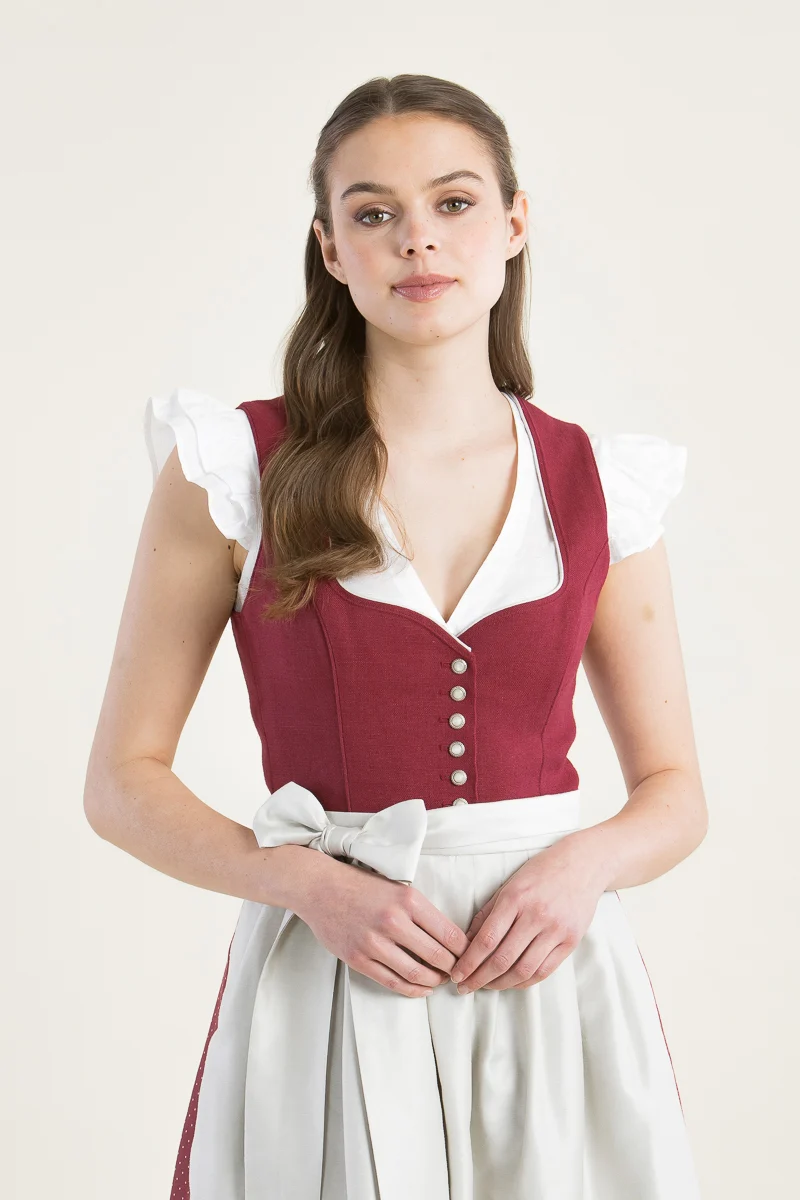 Heimatglück Dirndl Vivienne Rot