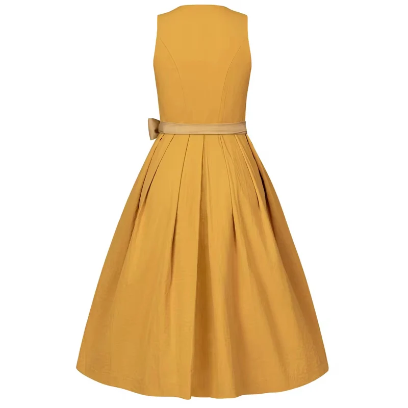 Dirndl Liga Di Bavaria Amalfi Zitronengelb 70 cm