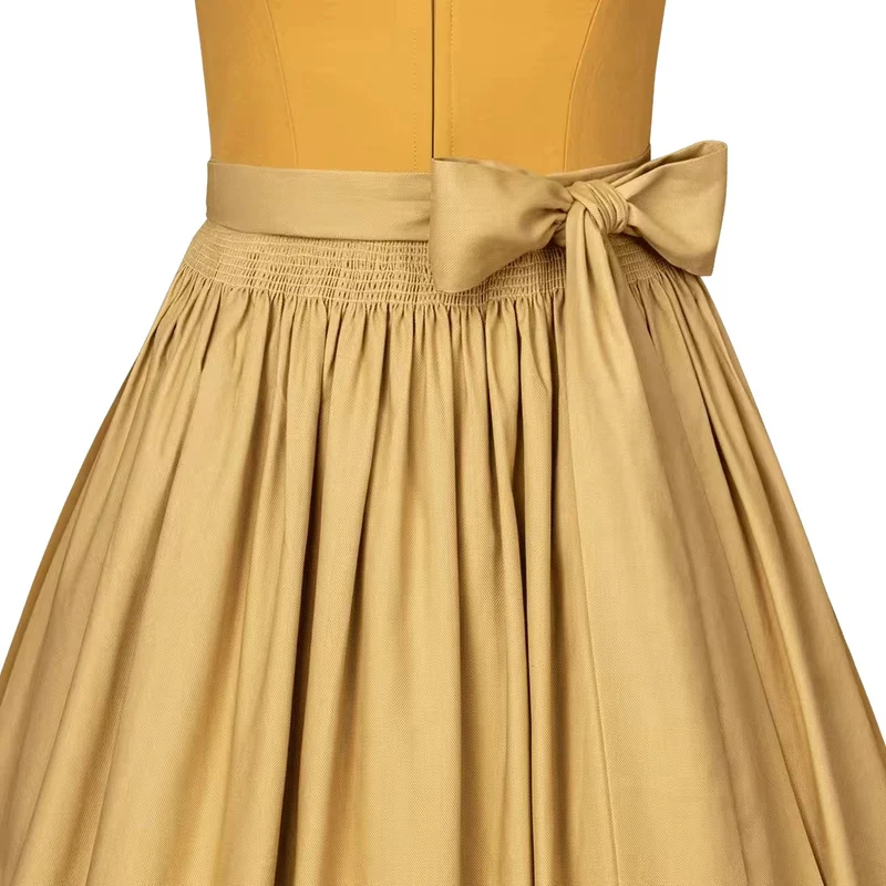 Dirndl Liga Di Bavaria Amalfi Zitronengelb 70 cm