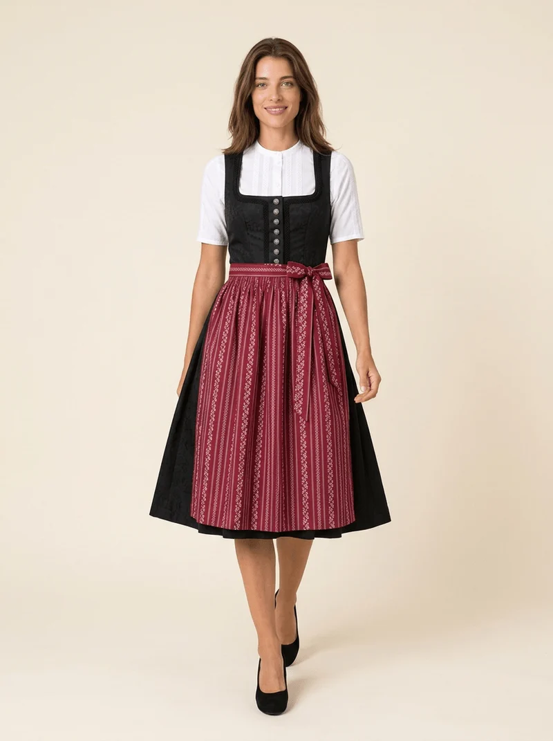 Dirndl Odette schwarz