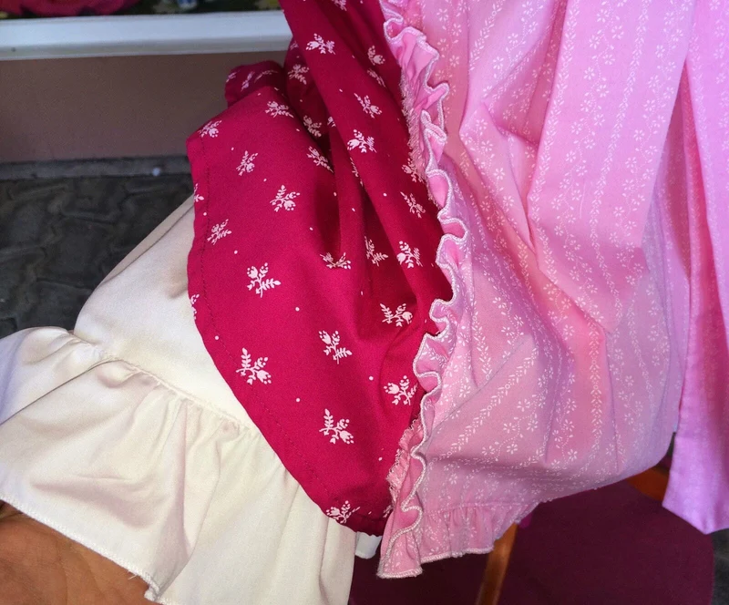 Dirndl Trentini, Palina, rosa pink, Midi 70 cm, Waschdirndl
