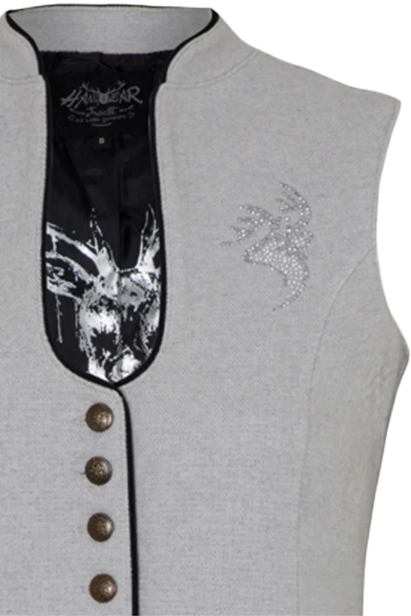 Damen Trachtenweste mit Strass-Details