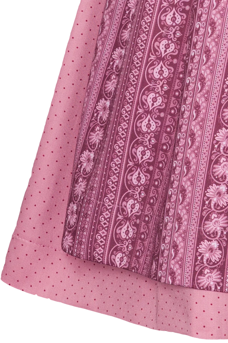 Kinderdirndl aus Leinen und Baumwolle mit Bluse