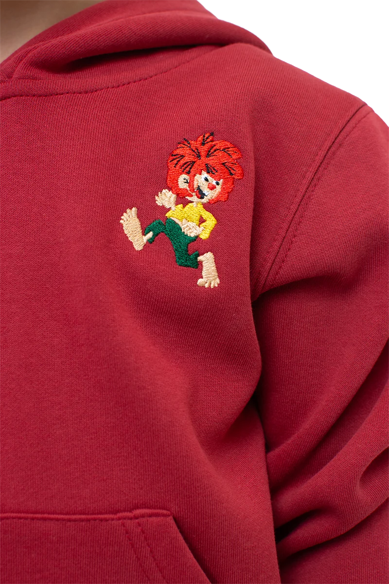Kinder Hoodie mit Pumuckl-Stickerei und Druck