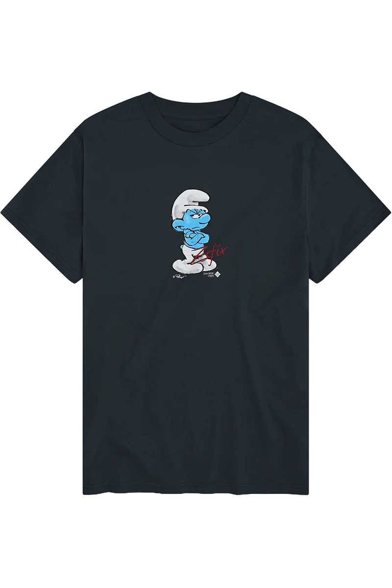 Herren T-Shirt mit Schlumpf-Aufdruck
