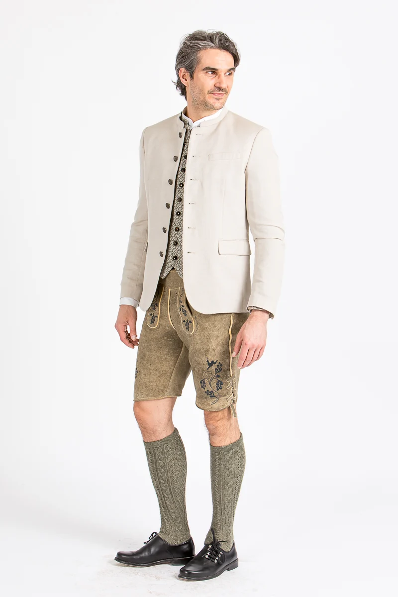 Alpenherz Trachtenjanker Julian beige