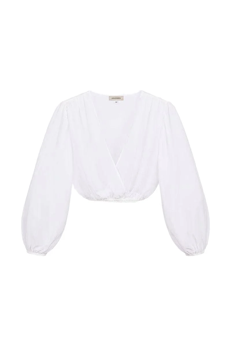 Cocovero Dirndlbluse Ida Organza White