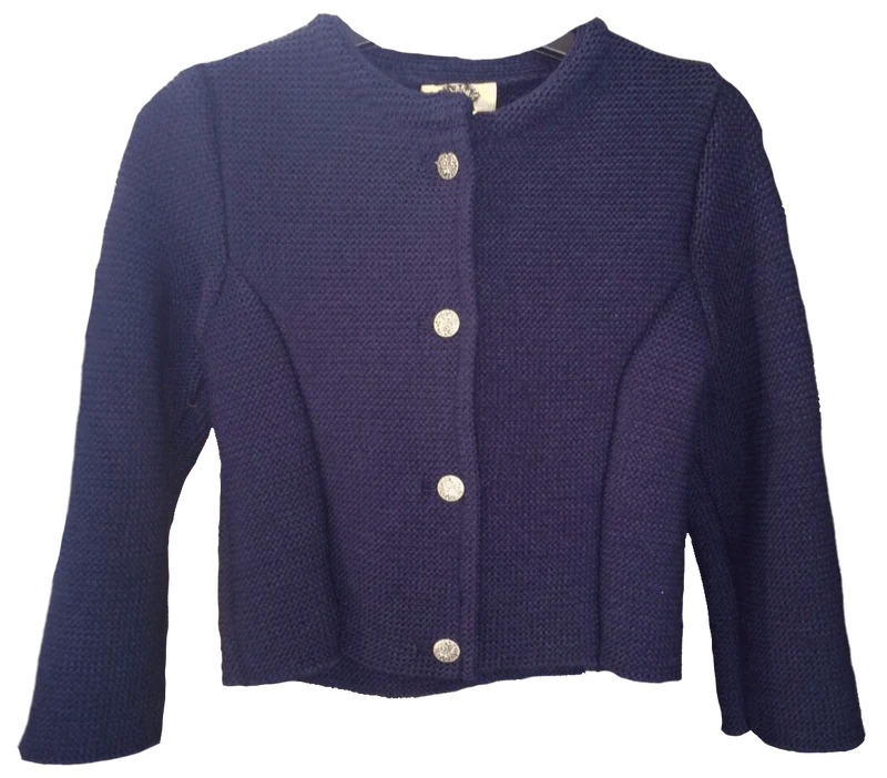 Kinder Trachtenjacke, Madl, Isar Trachten, dunkelblau