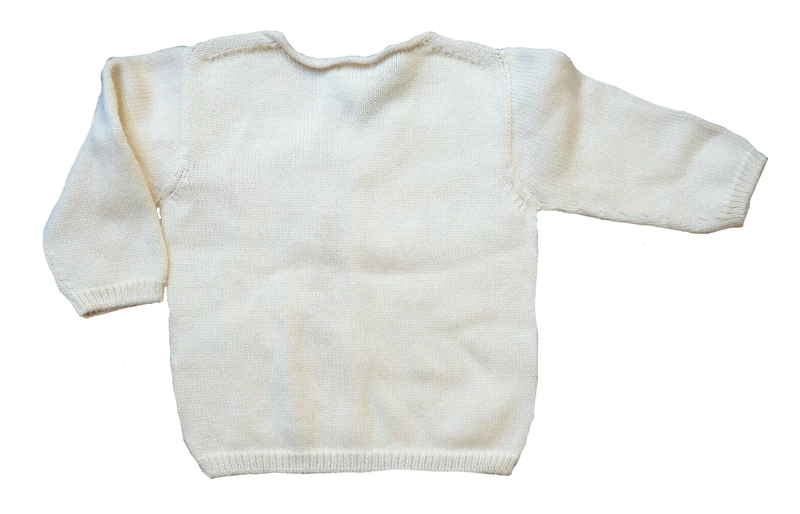 Baby Madljacke, Adelheid, Glückspilz, weiß, Wolljacke