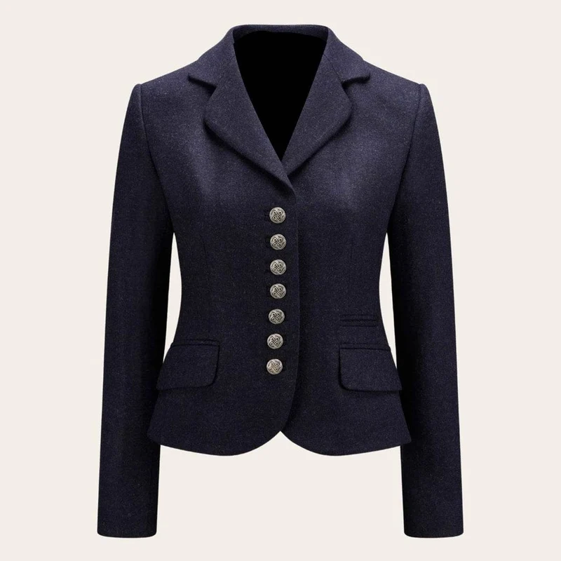 Figurbetonte Damen Trachtenjacke aus Walkstoff