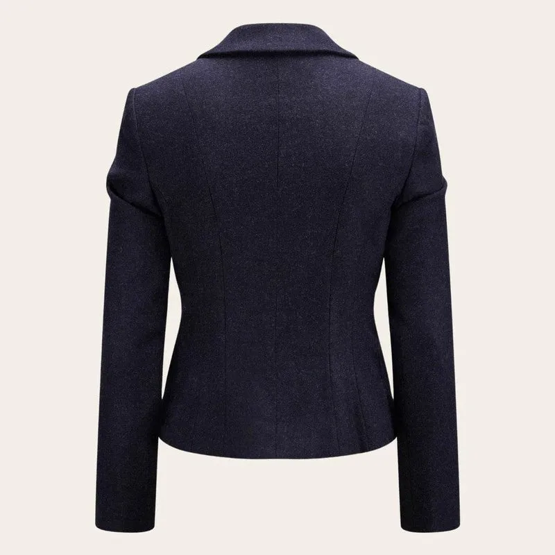 Figurbetonte Damen Trachtenjacke aus Walkstoff