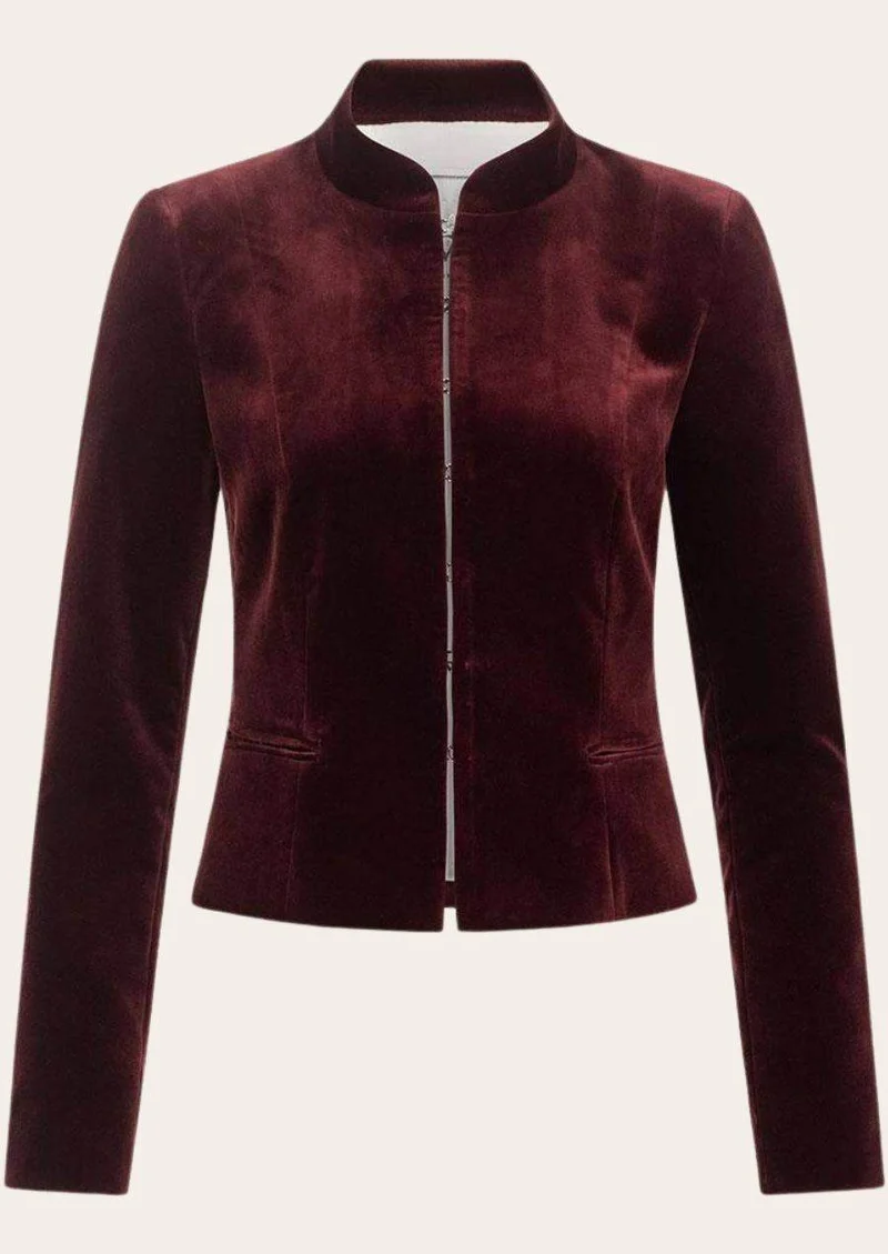 Damen Trachtenjacke mit Stickerei und Knöpfen
