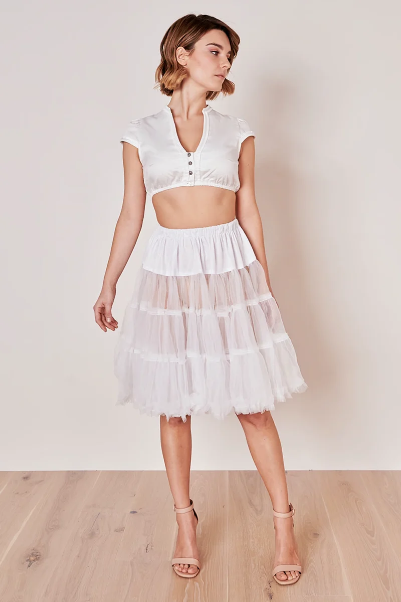Petticoat 60 cm weiß KRÜGER