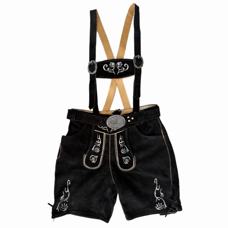Lederhose König Ludwig Schwarz