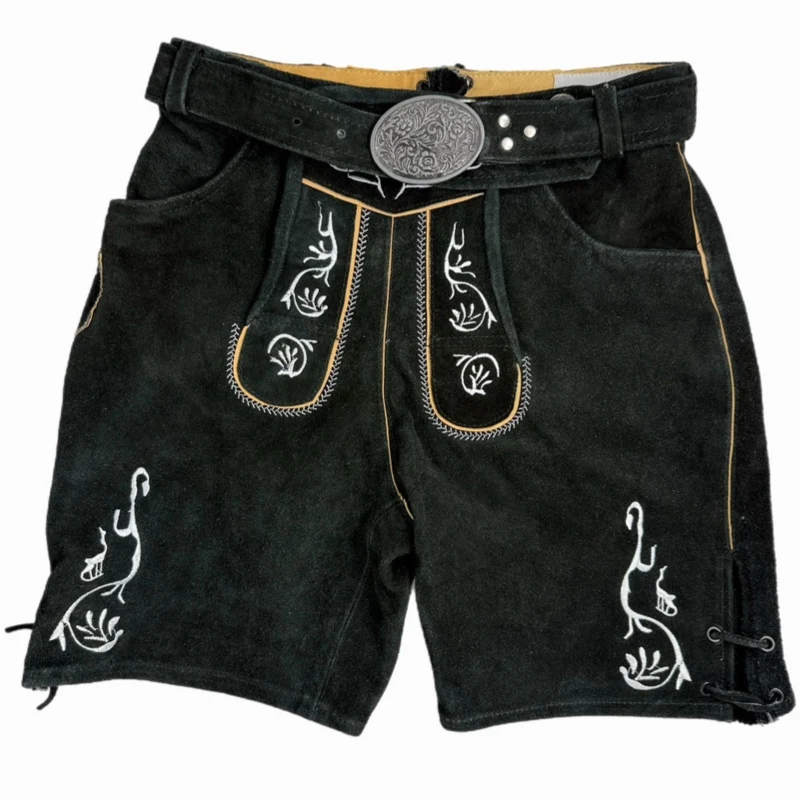 Lederhose König Ludwig Schwarz