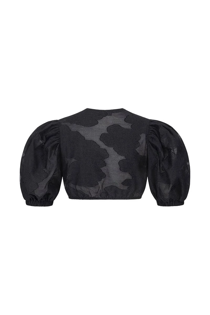 Cocovero Dirndlbluse Zenta Schwarz